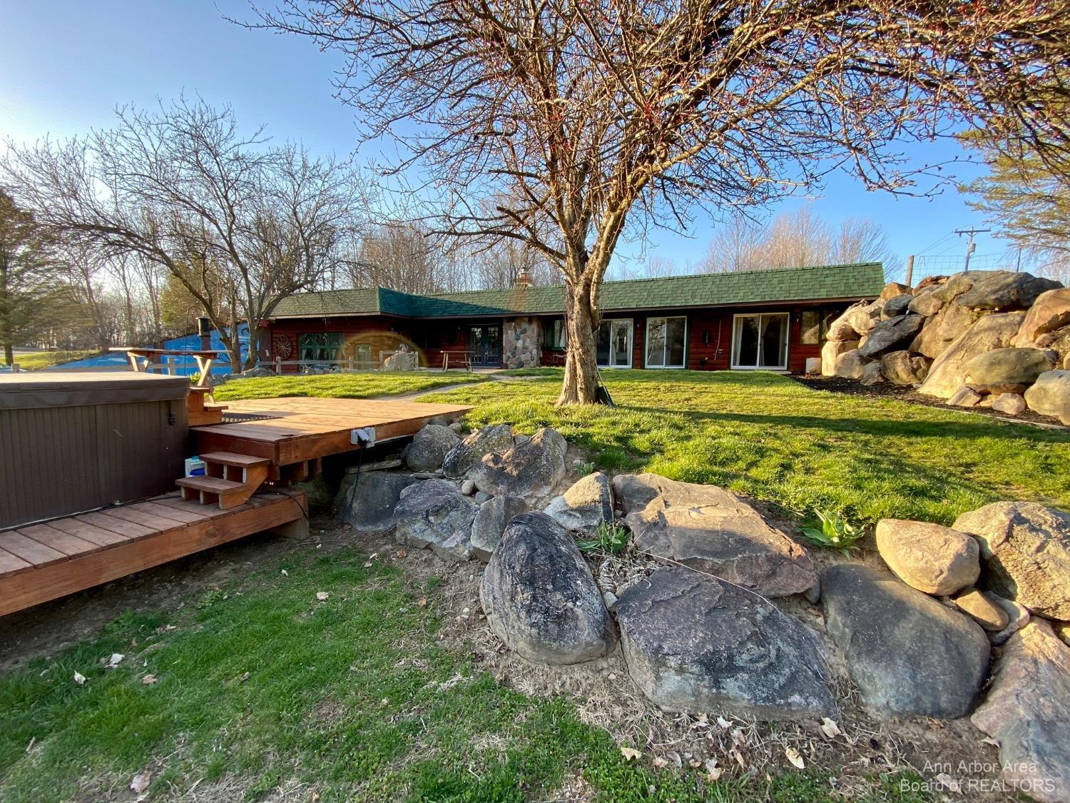 Custom Earth-Sheltered Berm, Smart, Log Home